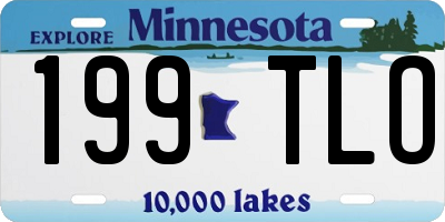MN license plate 199TLO