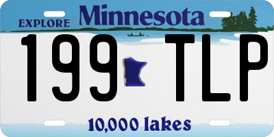 MN license plate 199TLP