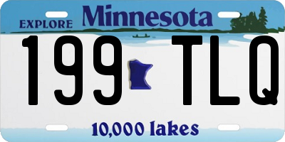 MN license plate 199TLQ