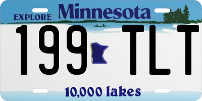 MN license plate 199TLT