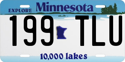 MN license plate 199TLU