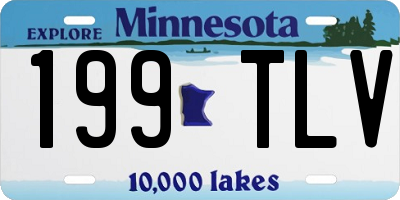 MN license plate 199TLV