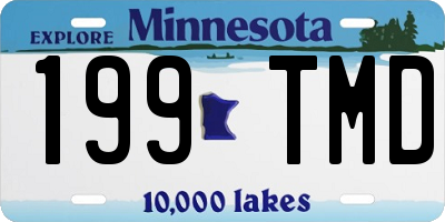 MN license plate 199TMD