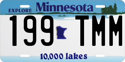 MN license plate 199TMM