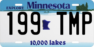 MN license plate 199TMP