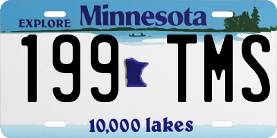 MN license plate 199TMS