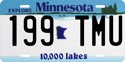 MN license plate 199TMU