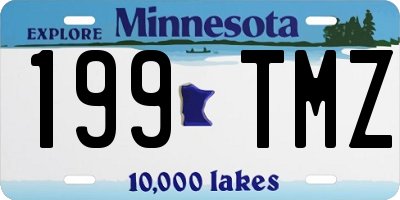 MN license plate 199TMZ
