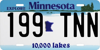 MN license plate 199TNN