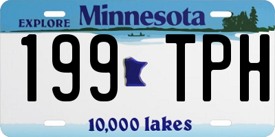 MN license plate 199TPH