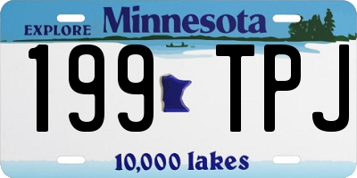 MN license plate 199TPJ