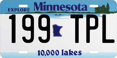 MN license plate 199TPL