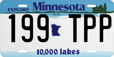 MN license plate 199TPP