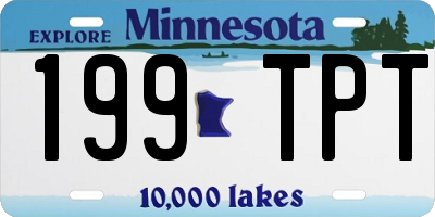 MN license plate 199TPT