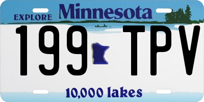 MN license plate 199TPV