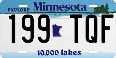 MN license plate 199TQF