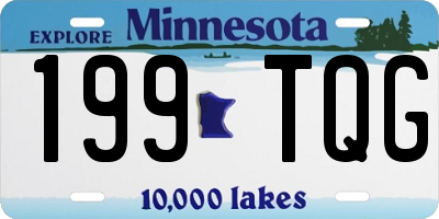 MN license plate 199TQG