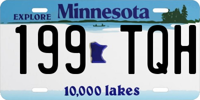MN license plate 199TQH