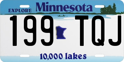 MN license plate 199TQJ