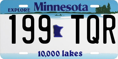MN license plate 199TQR