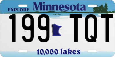 MN license plate 199TQT