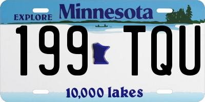 MN license plate 199TQU