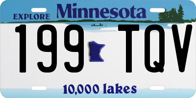 MN license plate 199TQV