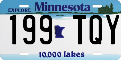MN license plate 199TQY