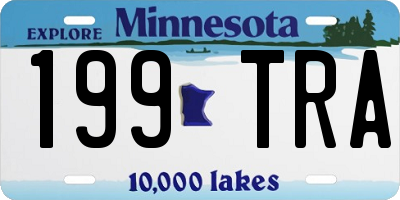 MN license plate 199TRA