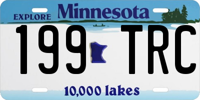 MN license plate 199TRC