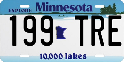 MN license plate 199TRE