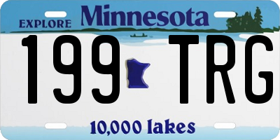 MN license plate 199TRG