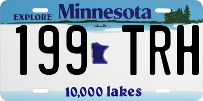 MN license plate 199TRH