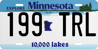 MN license plate 199TRL