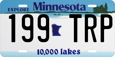 MN license plate 199TRP