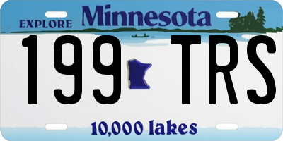 MN license plate 199TRS