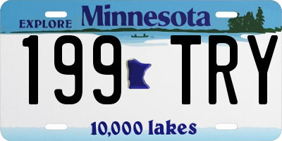 MN license plate 199TRY