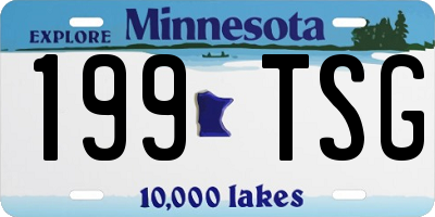 MN license plate 199TSG