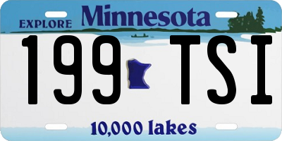 MN license plate 199TSI