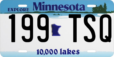 MN license plate 199TSQ