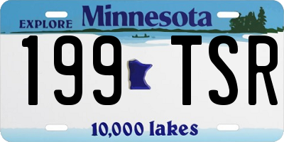 MN license plate 199TSR