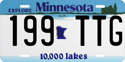 MN license plate 199TTG