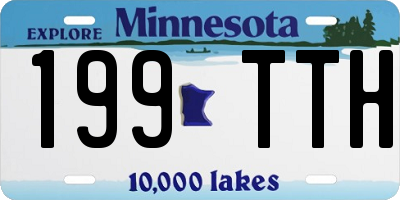 MN license plate 199TTH