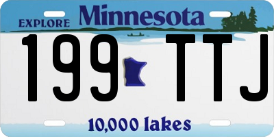 MN license plate 199TTJ