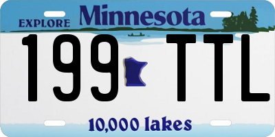 MN license plate 199TTL