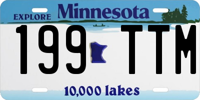 MN license plate 199TTM