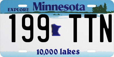 MN license plate 199TTN