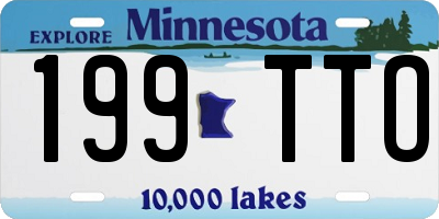 MN license plate 199TTO