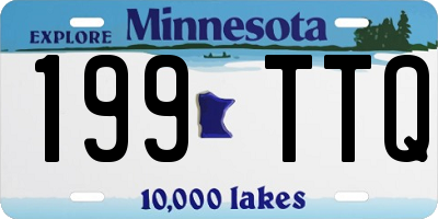MN license plate 199TTQ