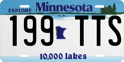 MN license plate 199TTS